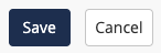 Save button and Cancel Button