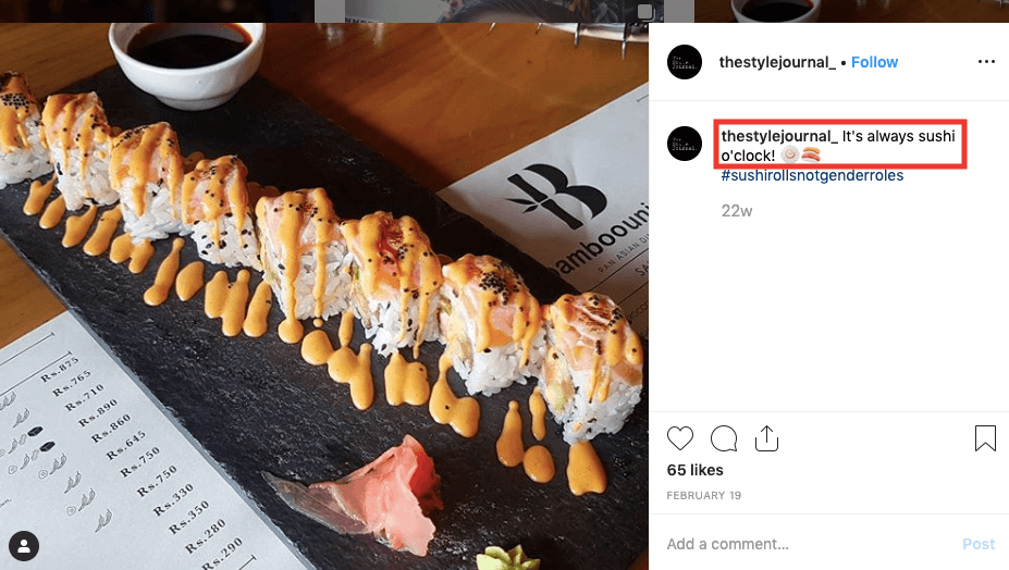sushi promotions