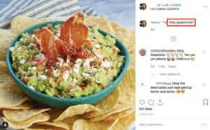 Caption for Mexican restaurant