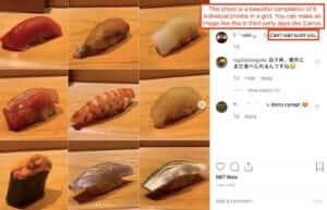 Instagram caption for sushi restaurant