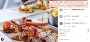 Restaurant Captions