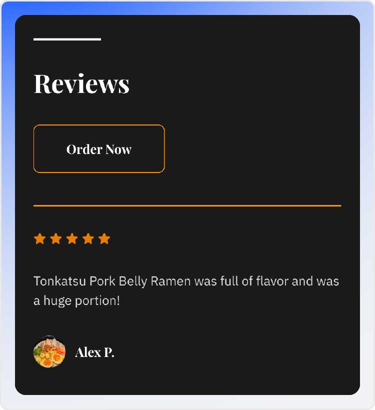 Screenshot of Sushi Me Rollin's reviews